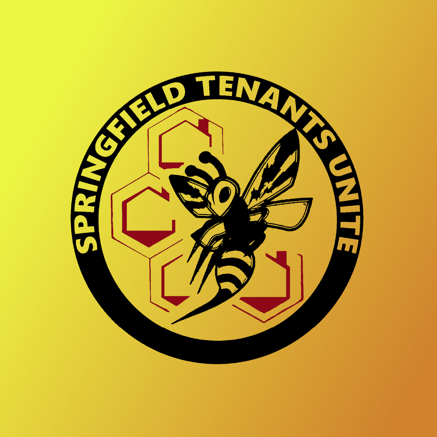STUN logo with a bee and honeyhive.
